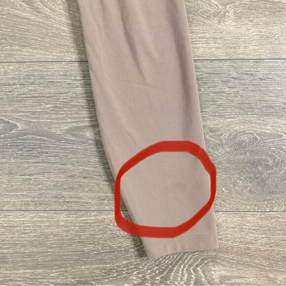 Lorna Jane 7/8 Length Capri Legging High rise Cropped Beige Brown Taupe Small - Picture 6 of 10